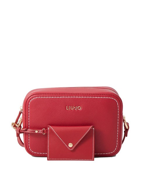 LIUJO MANHATTAN Camera case bag with pouch Pompeian red - Women’s Bags