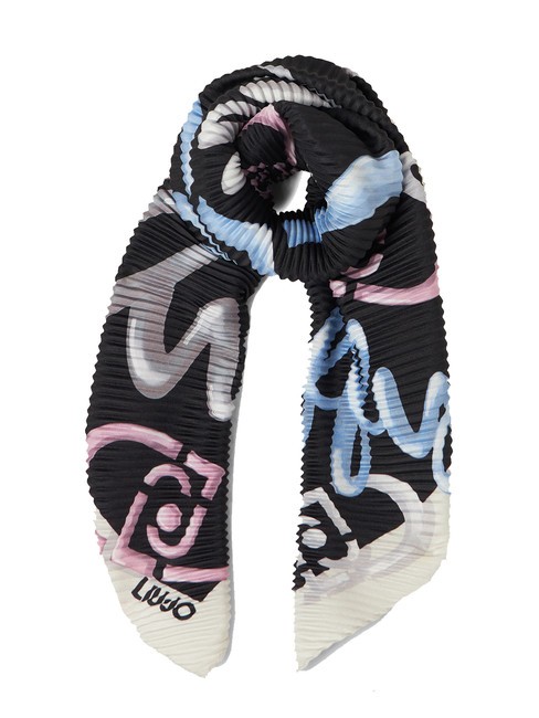 LIUJO LAPUFFY Scarf BLACK - Scarves