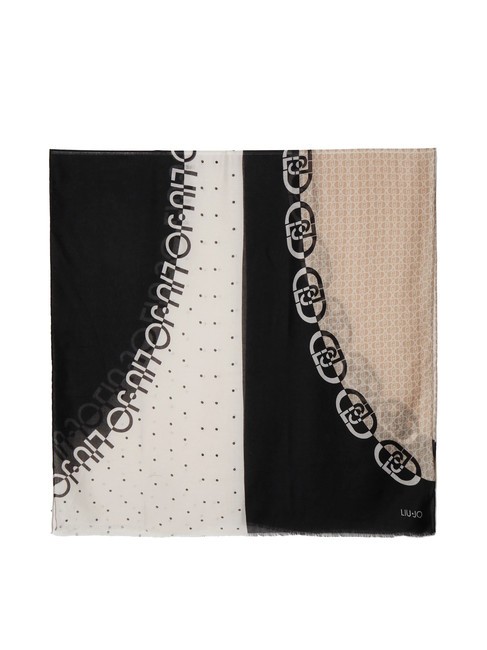 LIUJO POIS COLOR Scarf BLACK - Scarves