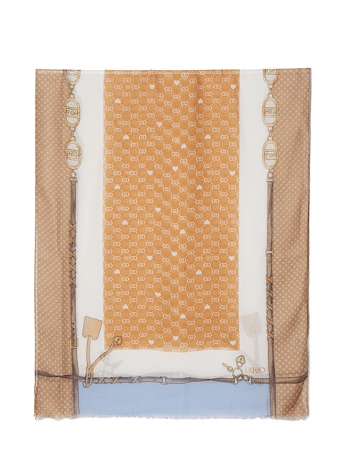 LIUJO S VALENTINO Scarf camel - Scarves