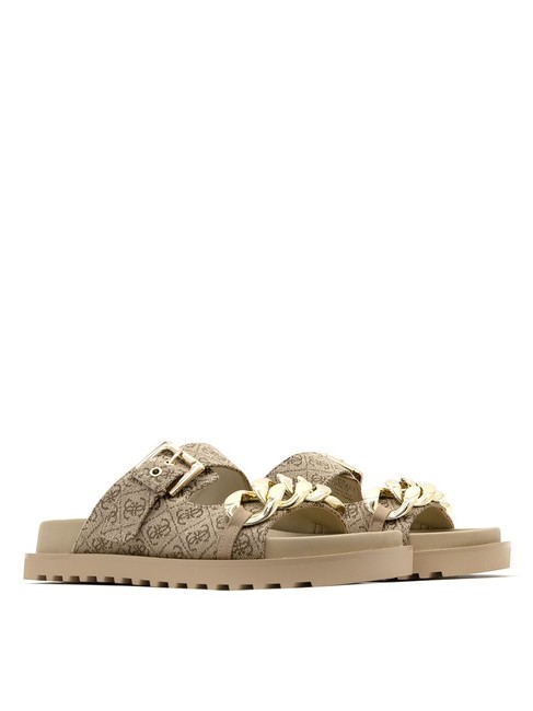 GUESS FATEMA2 Sandals Beige / Brown - Women’s shoes