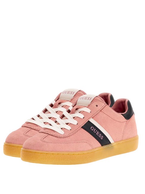 GUESS NOLINAS  Leather sneakers PINK - Women’s shoes