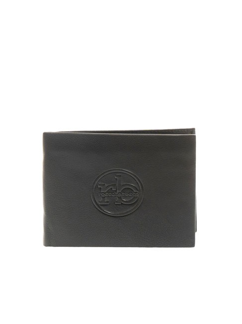 ROCCOBAROCCO ROUND Leather wallet 8cc dark brown - Men’s Wallets