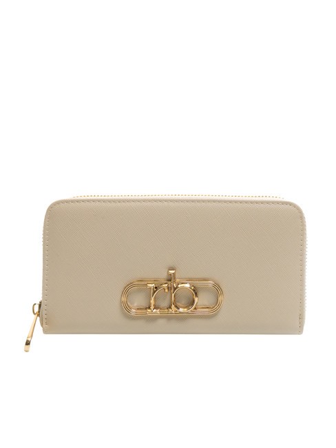 ROCCOBAROCCO LUCE Large zip around wallet off white - Women’s Wallets
