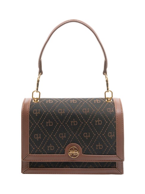 ROCCOBAROCCO FRIDA Bag with flap and shoulder strap chocolate - Women’s Bags