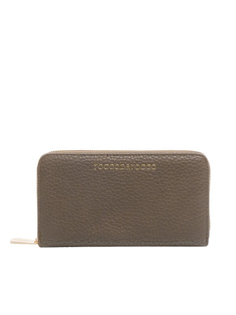 ROCCOBAROCCO ARIA Large zip around wallet mud - Women’s Wallets
