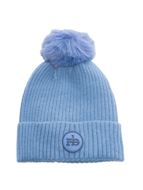 ROCCOBAROCCO PON PON Cuffed hat blue - Hats