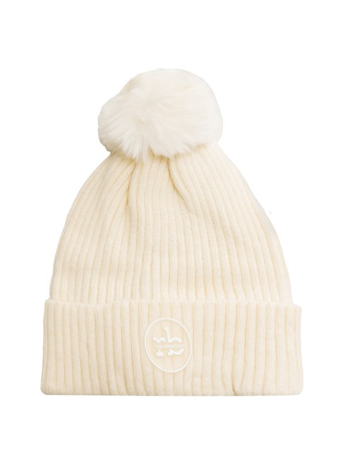ROCCOBAROCCO PON PON Cuffed hat White - Hats