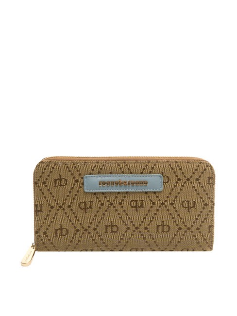 ROCCOBAROCCO FRIDA Large jacquard wallet sky blue - Women’s Wallets