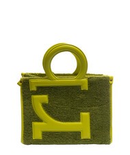 ROCCOBAROCCO ICONIC TEDDY Tote bag with shoulder strap acid green - Women&rsquo;s Bags - 1