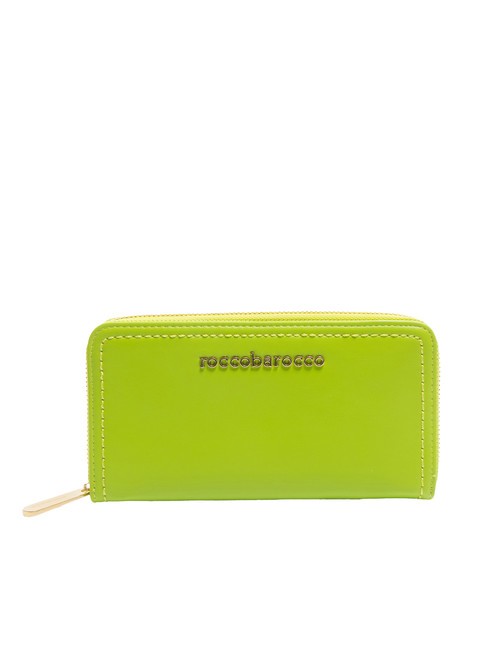 ROCCOBAROCCO GAIA Large zip around wallet green - Women’s Wallets