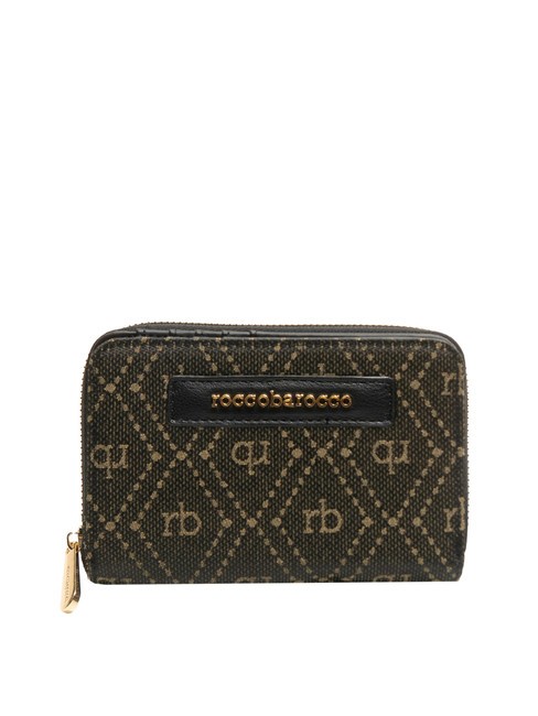 ROCCOBAROCCO FRIDA Medium jacquard wallet black - Women’s Wallets