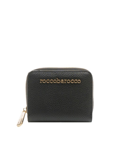 ROCCOBAROCCO CLAIR Small coin purse wallet black - Women’s Wallets