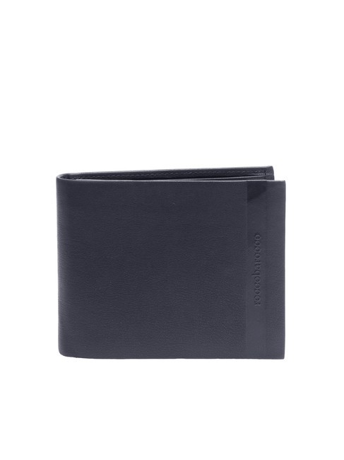 ROCCOBAROCCO STRIPE Leather wallet with flap blue - Men’s Wallets