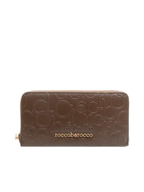 ROCCOBAROCCO BELLA Large zip around wallet chocolate - Women’s Wallets