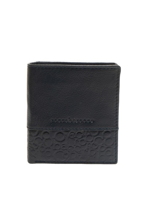 ROCCOBAROCCO BRYAN Vertical wallet with pocket navy - Men’s Wallets