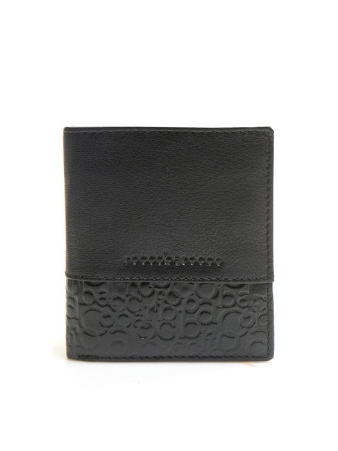 ROCCOBAROCCO BRYAN Vertical wallet with pocket black - Men’s Wallets