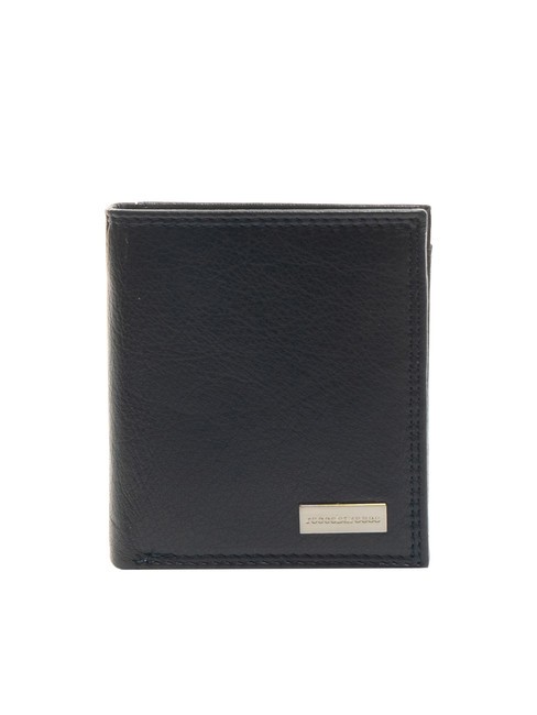 ROCCOBAROCCO ALEX Vertical wallet with pocket navy - Men’s Wallets