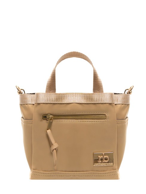 ROCCOBAROCCO GLORIA Mini tote bag with shoulder strap beige - Women’s Bags