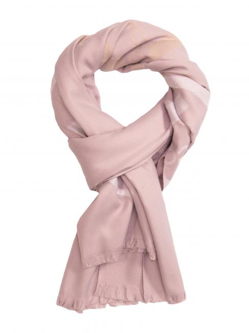 ROCCOBAROCCO RB Scarf with all-over logo pink - Scarves