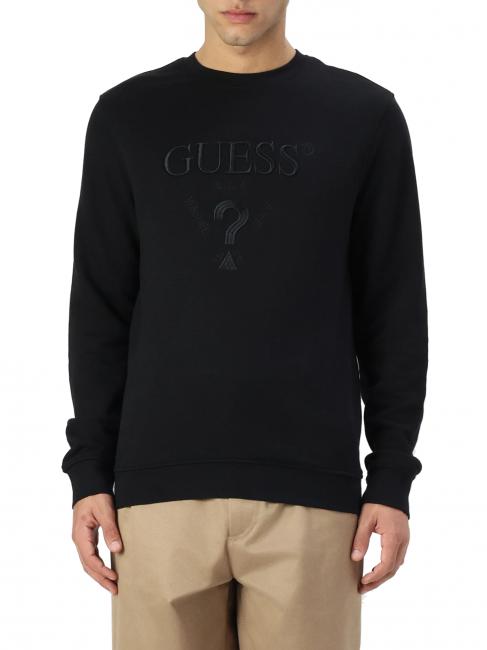 GUESS BEAU Crewneck sweatshirt jetbla - Sweatshirts