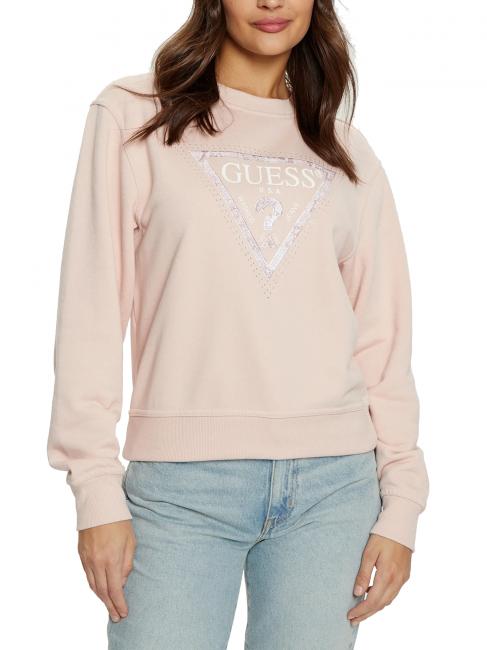 GUESS PYTHON TRIANGLE Sweatshirt mellow pink - Women's Sweatshirts