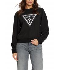 GUESS PYTHON TRIANGLE Sweatshirt jetbla - Women's Sweatshirts - 1