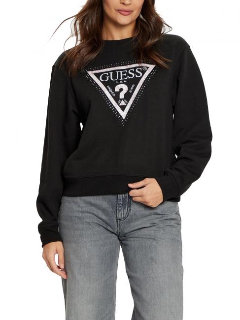 GUESS PYTHON TRIANGLE Sweatshirt jetbla - Women's Sweatshirts