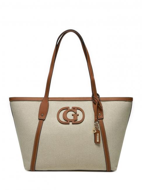 GUESS SEBINA Shoulder shopping bag natural/caramel - Women’s Bags