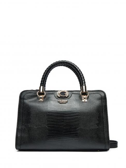 GUESS ORLINA Handbag st lizard BLACK - Women’s Bags