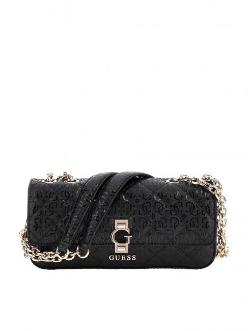 GUESS BESSEY Convertible flap bag BLACK - Women’s Bags