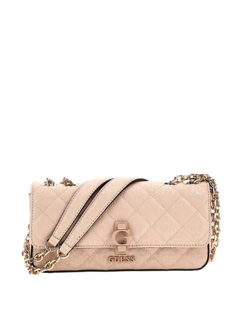GUESS BESSEY Convertible flap bag sand - Women’s Bags
