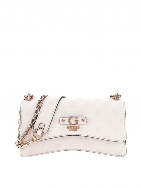 GUESS GERTY Convertible flap bag OFFWHITE - Women’s Bags