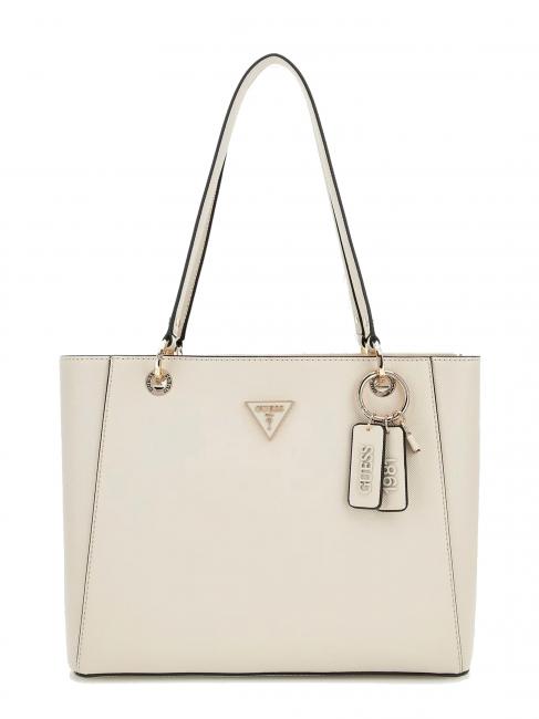 GUESS NOELLE Saffiano shopper bag bone - Women’s Bags
