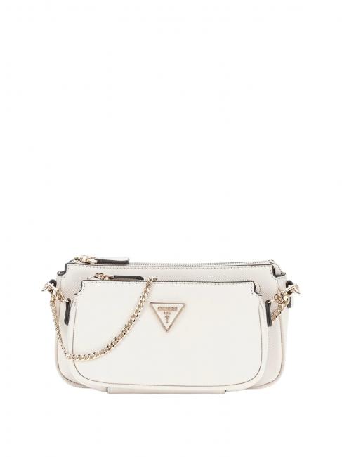 GUESS NOELLE Double shoulder bag bone - Women’s Bags