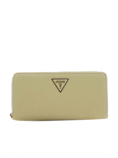 GUESS LAUREL Large zip around wallet sage - Women’s Wallets