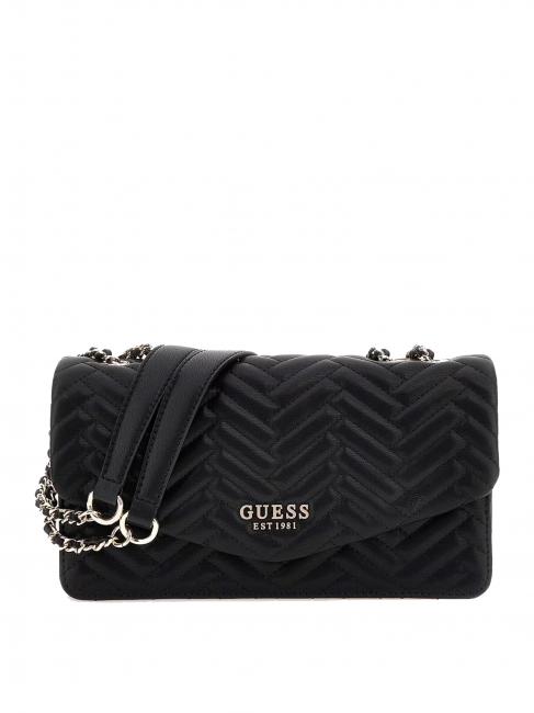 GUESS ANNING Convertible Quilted Bag BLACK - Women’s Bags
