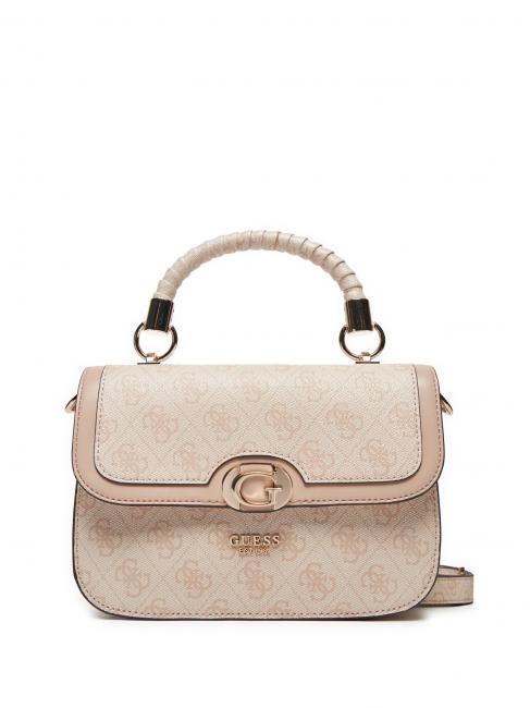 GUESS ORLINA Small handbag with shoulder strap sand logo - Women’s Bags