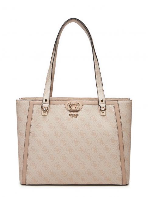 GUESS ORLINA Shoulder tote bag sand logo - Women’s Bags
