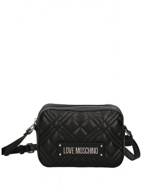 LOVE MOSCHINO QUILTED Camera case bag with shoulder strap po00bx - Women’s Bags