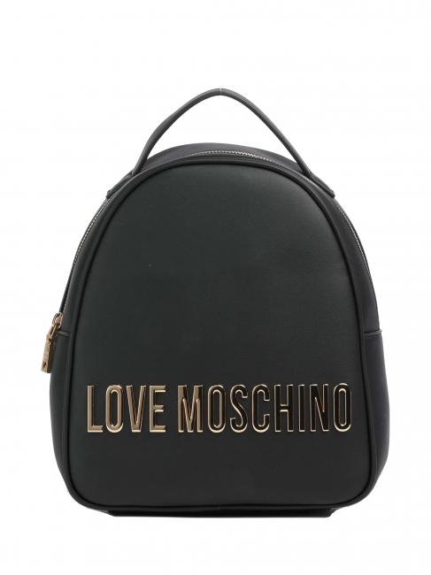 LOVE MOSCHINO LETTERING Backpack Black - Women’s Bags