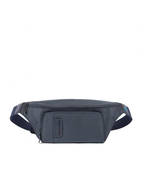 PIQUADRO P16  Pouch BLUE CHEVRON - Hip pouches