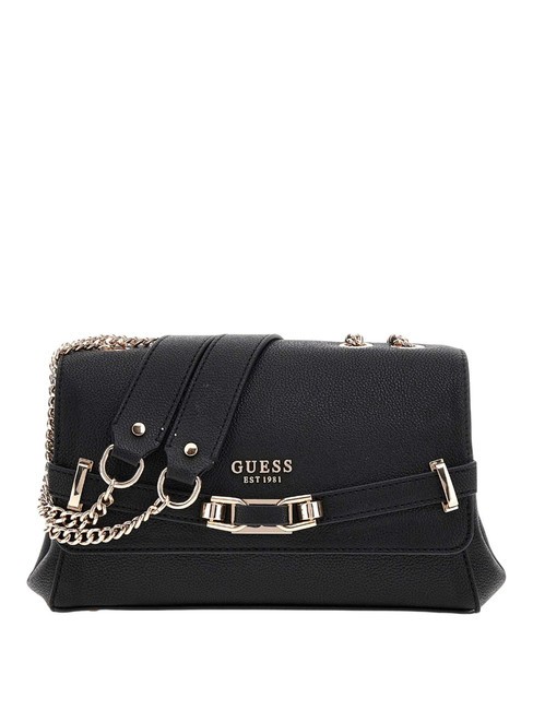 GUESS SILVYE Convertible flap bag BLACK - Women’s Bags