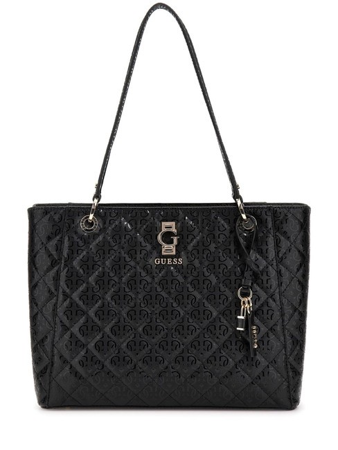 GUESS BESSEY NOEL  Shoulder Shopper BLACK - Women’s Bags