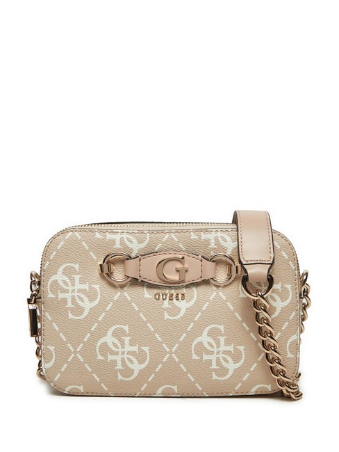 GUESS IZZY  Mini Shoulder Bag sand logo - Women’s Bags