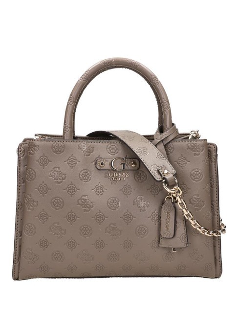 GUESS GERTY Handbag with shoulder strap dark taupe - Women’s Bags