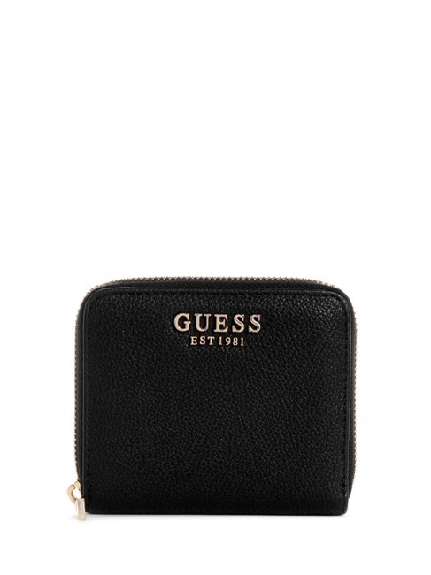 GUESS LAUREL Small zip around wallet BLACK - Women’s Wallets