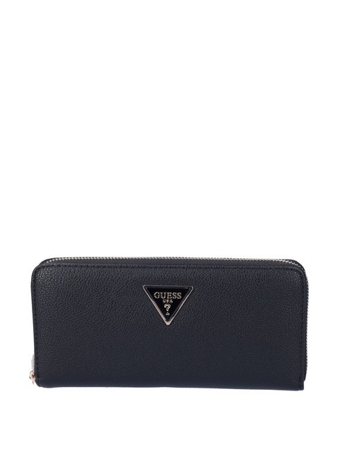 GUESS LAUREL Large zip around wallet BLACK - Women’s Wallets