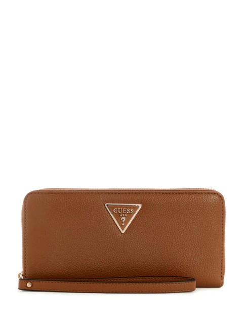 GUESS LAUREL Large zip around wallet COGNAC - Women’s Wallets