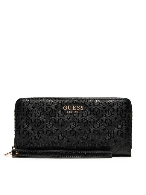 GUESS LAUREL Large zip around wallet BLACK - Women’s Wallets